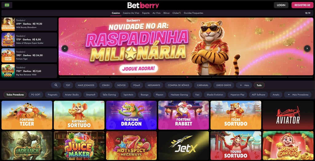 Betberry cassino online